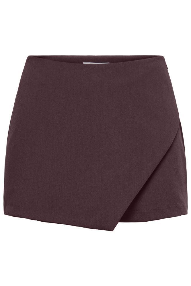 Only bordeaux dames korte broek | Vooraanzicht