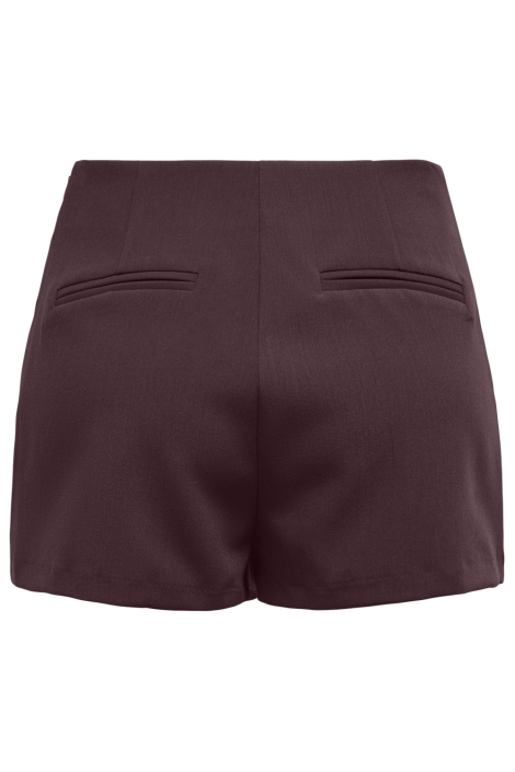 Only bordeaux dames korte broek | Achteraanzicht