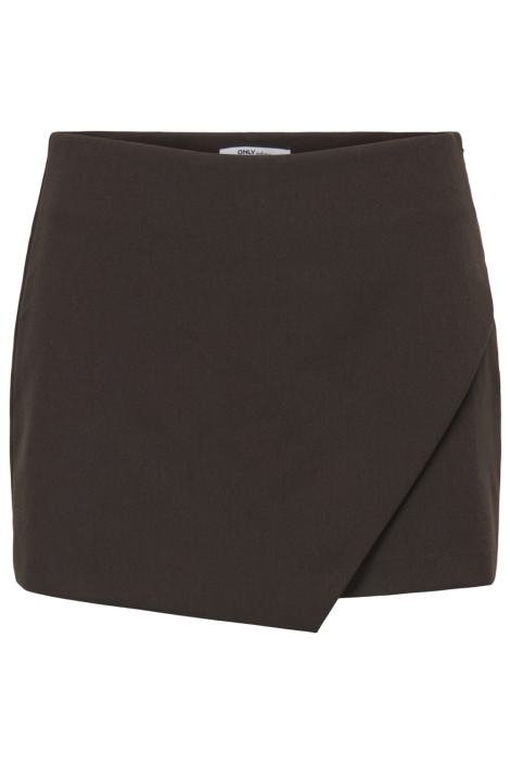 Only bruine dames korte broek | Vooraanzicht