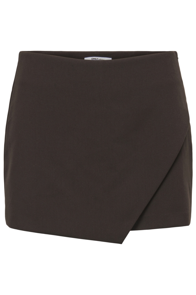 Only bruine dames korte broek | Vooraanzicht