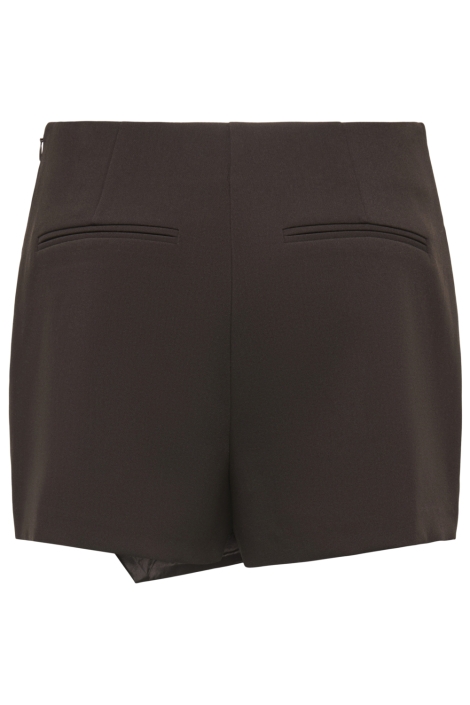 Only bruine dames korte broek | Achteraanzicht