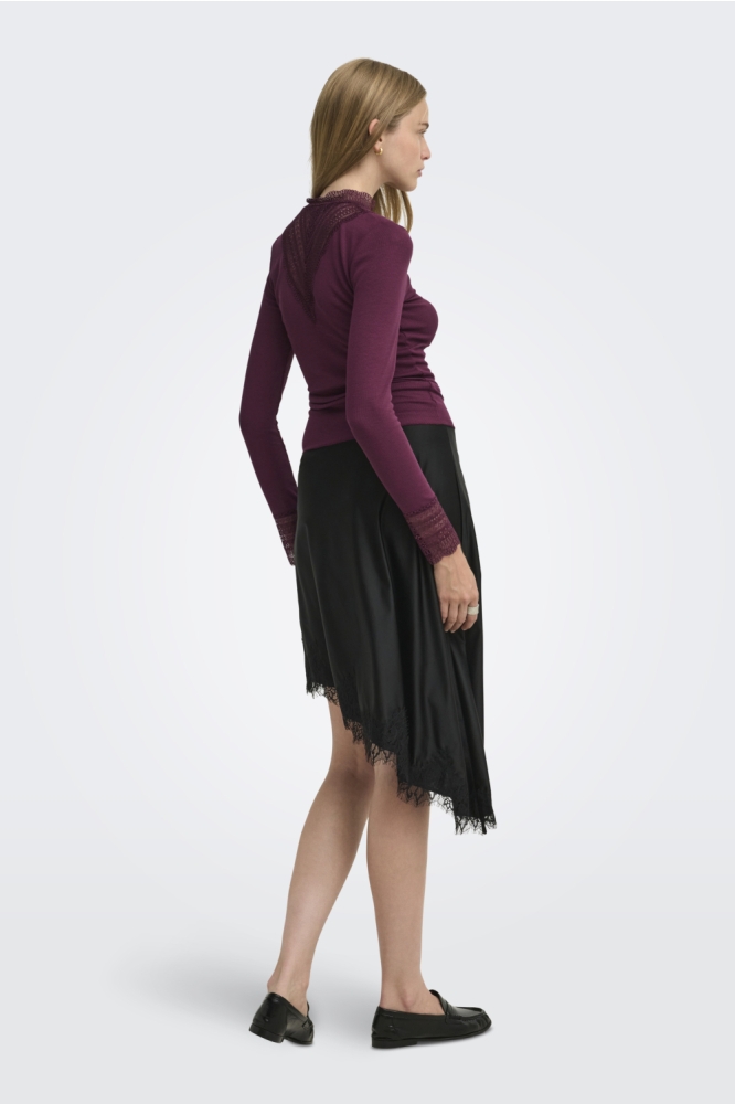 Only bordeaux dames top | Model