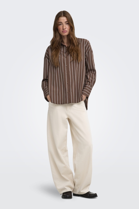 Only bruine dames blouse | Model