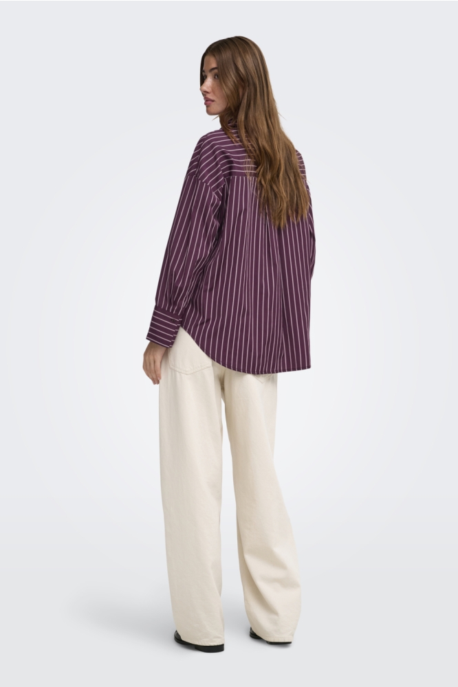 Only bordeaux dames blouse | Model