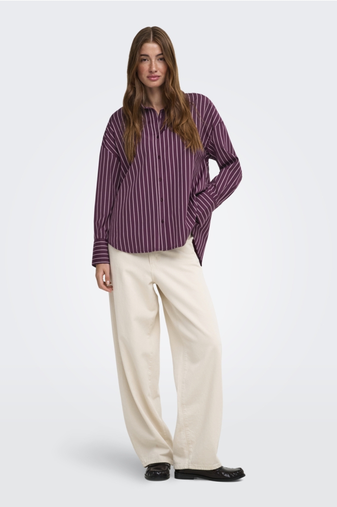 Only bordeaux dames blouse | Model