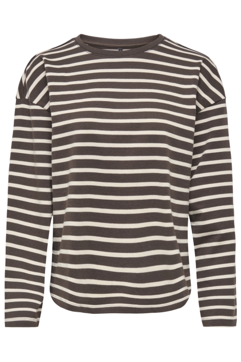 Only bruine dames t-shirt | Vooraanzicht