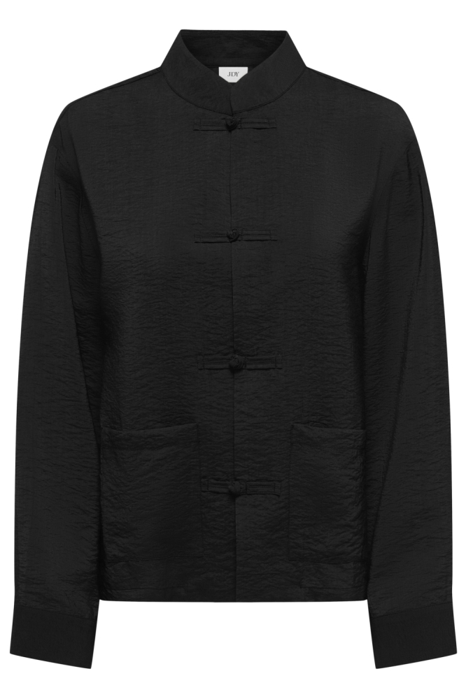 Jacqueline de Yong zwarte dames blouse | Vooraanzicht