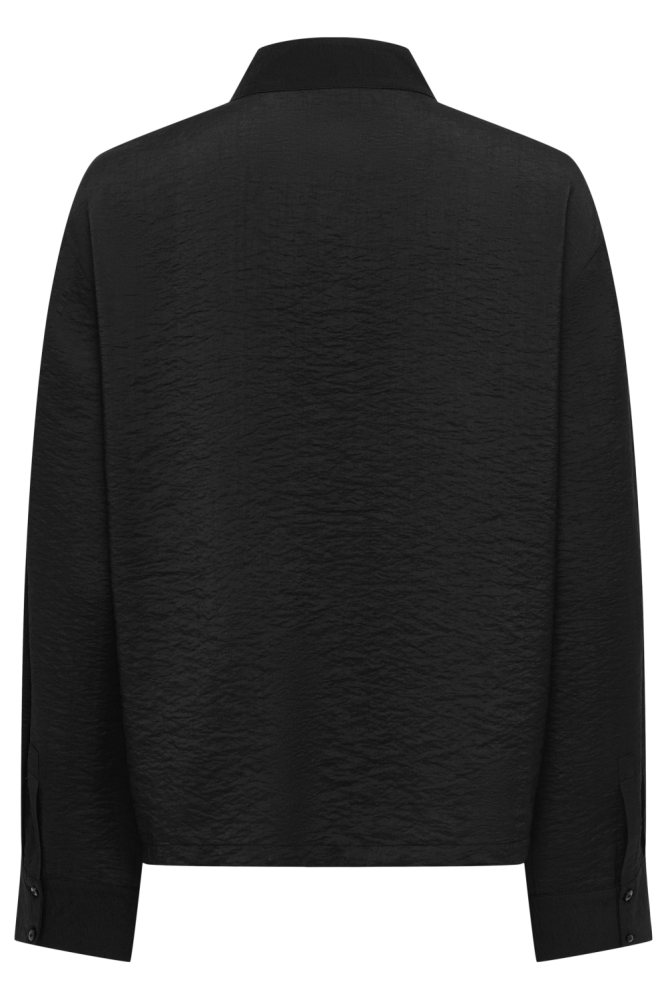 Jacqueline de Yong zwarte dames blouse | Achteraanzicht