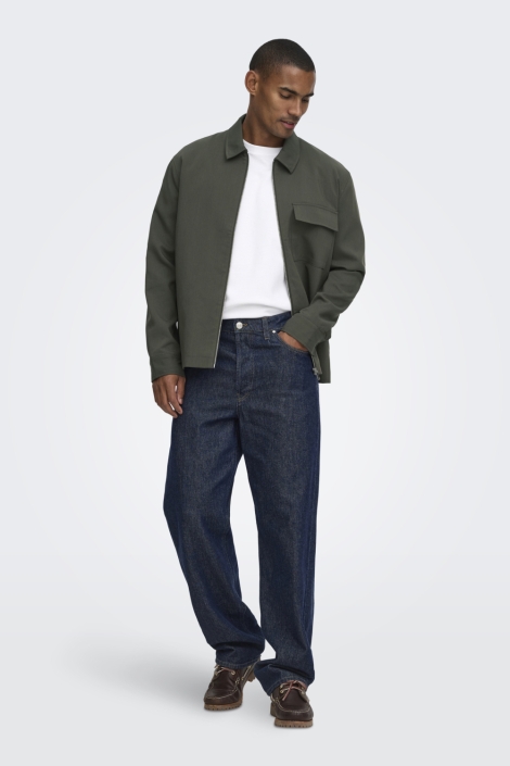 Only & Sons groene heren overhemd | Model