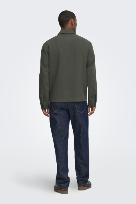 Only & Sons groene heren overhemd | Model