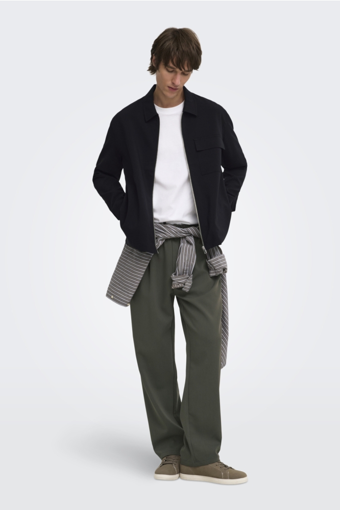 Only & Sons zwarte heren overhemd | Model