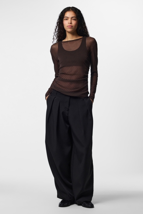 Pieces bruine dames top | Model
