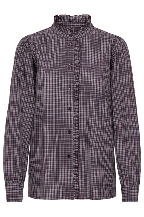 Only bordeaux dames blouse | Vooraanzicht
