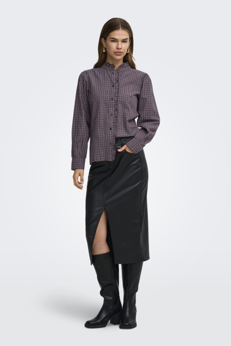 Only bordeaux dames blouse | Model