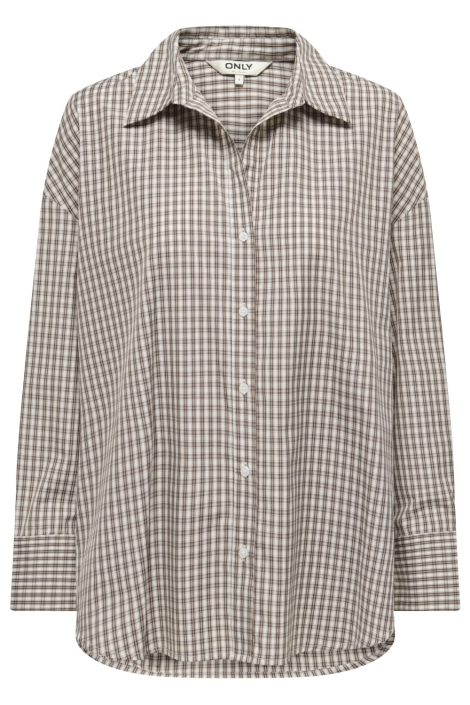 Only beige dames blouse | Vooraanzicht