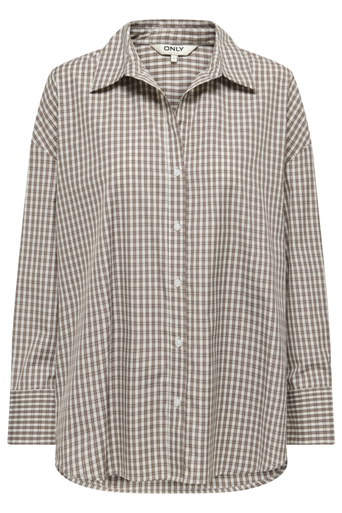 Only beige dames blouse | Vooraanzicht