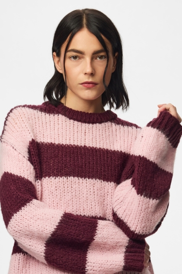 Pieces pcdorthea ls chunky knit noos bc Bordeaux
