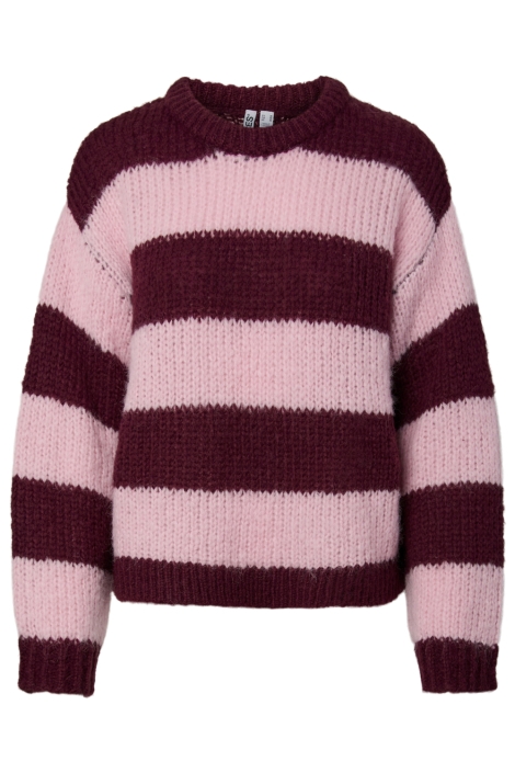 Pieces bordeaux dames trui | Vooraanzicht