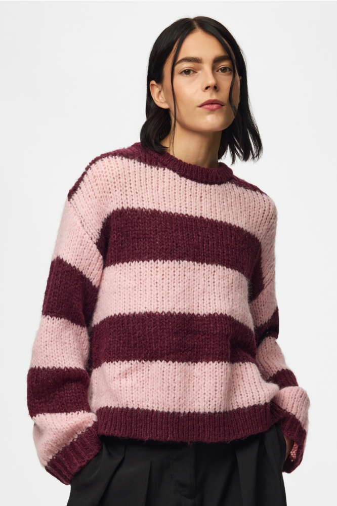 Pieces bordeaux dames trui | Model