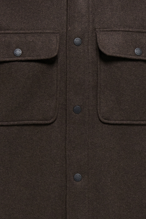 Only & Sons bruine heren overhemd | Close up