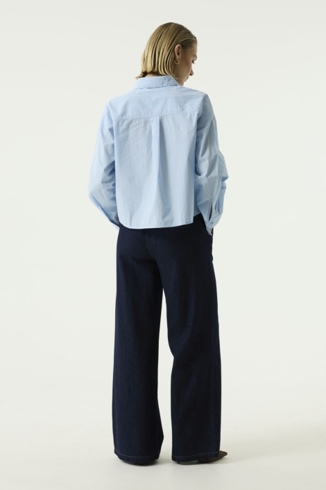 Garcia blauwe dames blouse | Model