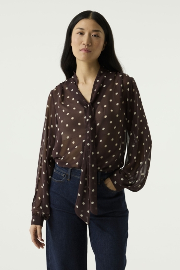 Garcia Blouse BLOUSE MET PRINT U260030 4478 HAZEL BLOOM