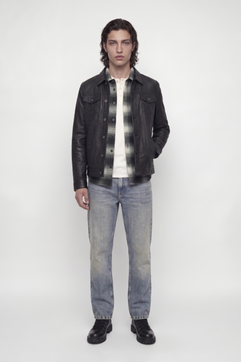 Jack & Jones grijze heren overhemd | Model