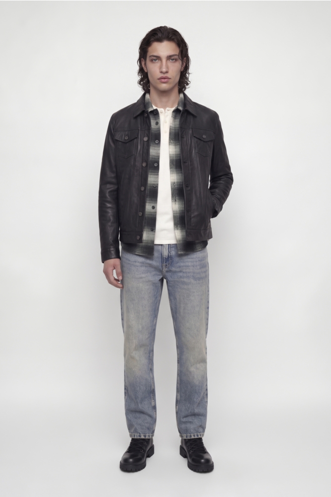 Jack & Jones grijze heren overhemd | Model