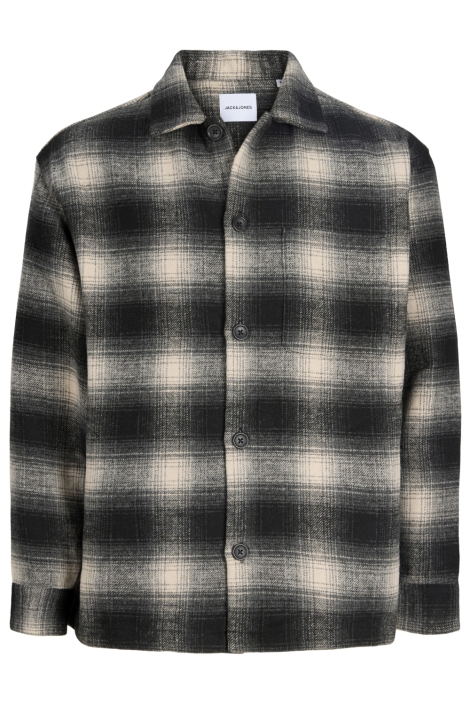 Jack & Jones grijze heren overhemd | Vooraanzicht