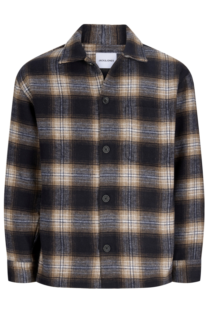 Jack & Jones blauwe heren overhemd | Vooraanzicht