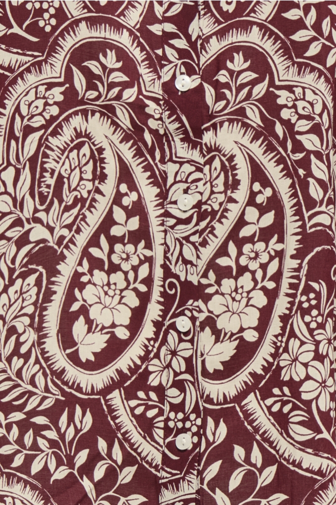 Only bordeaux dames blouse | Kleurstaal
