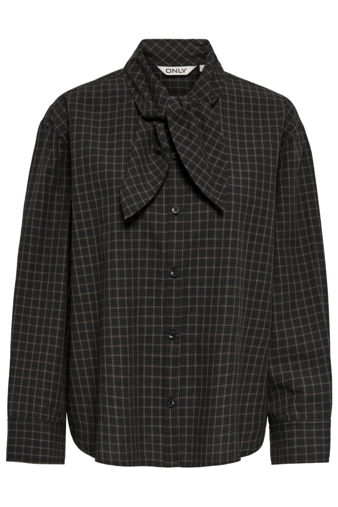 Only zwarte dames blouse | Vooraanzicht