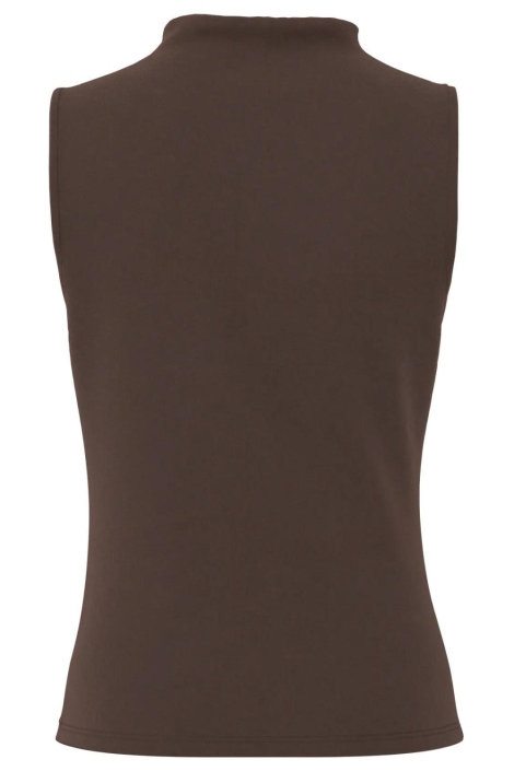 Pieces bruine dames top | Achteraanzicht