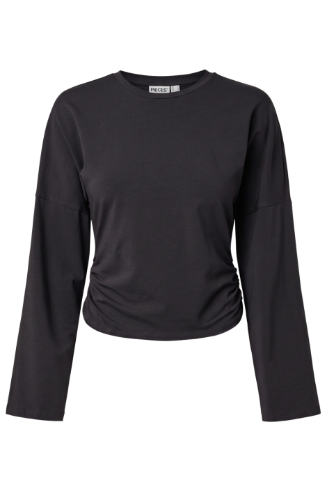 Pieces zwarte dames t-shirt | Vooraanzicht