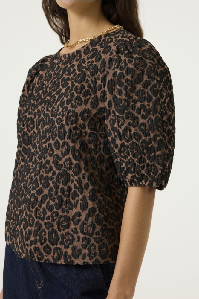 Garcia zwarte dames t-shirt | Close up