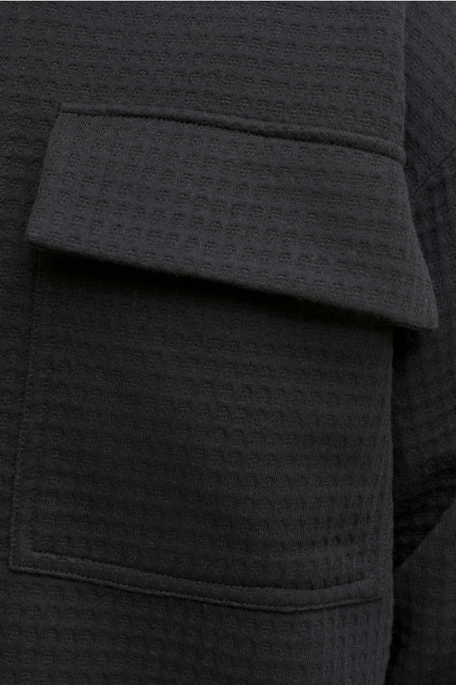 Jack & Jones zwarte heren overhemd | Close up