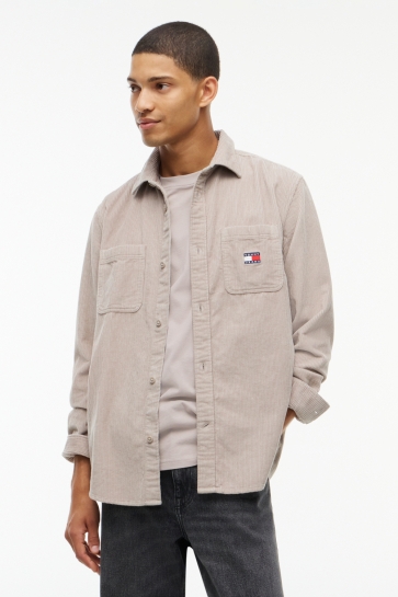 Tommy Jeans Overhemd TJM RLX CORDUROY SHIRT EXT DM0DM23705 PKE LIMESTONE DUST