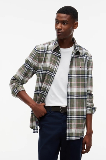 Tommy Jeans Overhemd TJM REG FLANNEL CHECK SHIRT EXT DM0DM23528 0N3 ROCKY MOUNTAIN CHECK