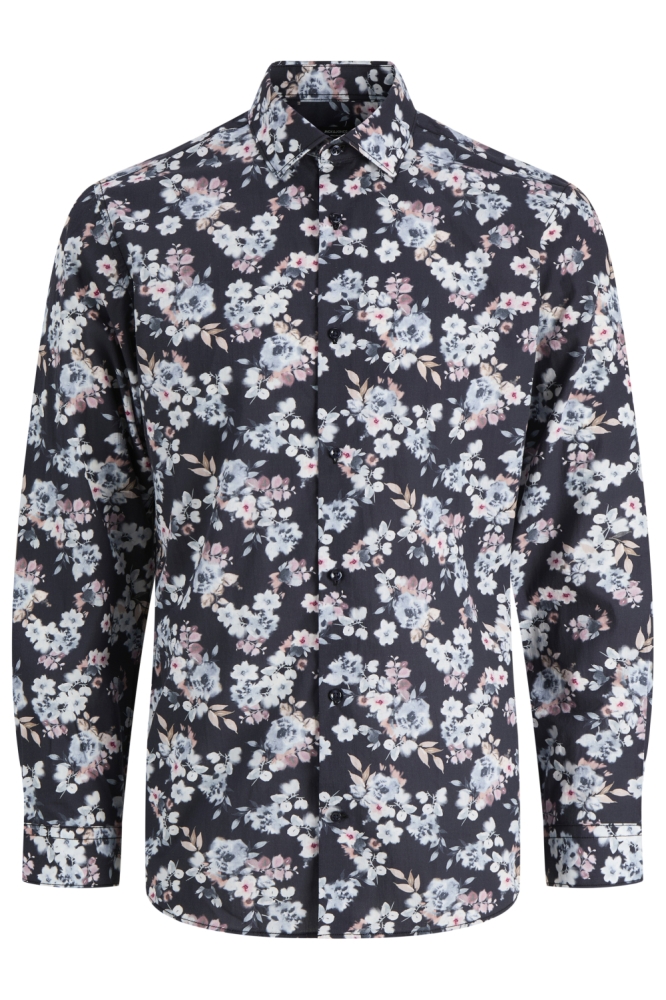 Jack & Jones blauwe heren overhemd | Vooraanzicht