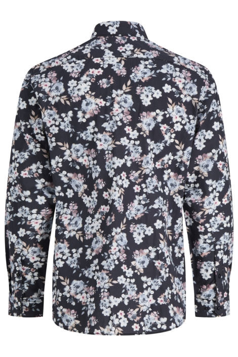 Jack & Jones blauwe heren overhemd | Achteraanzicht