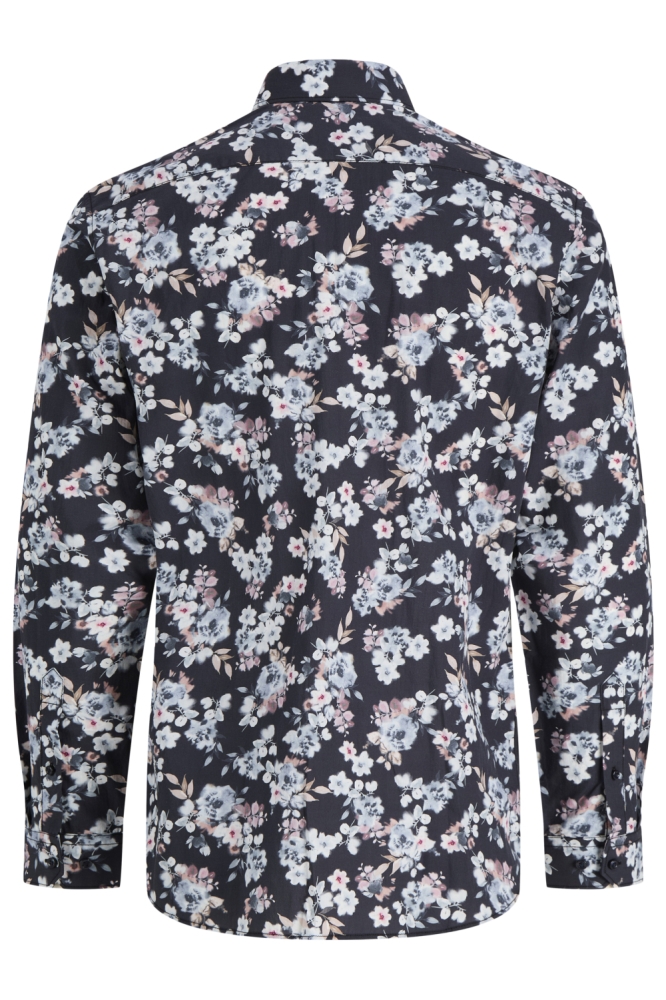 Jack & Jones blauwe heren overhemd | Achteraanzicht