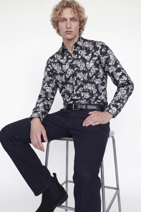 Jack & Jones blauwe heren overhemd | Model