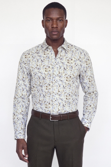 Jack & Jones Overhemd JPRBLAPARKER PRINT L/S SHIRT 12292115 White