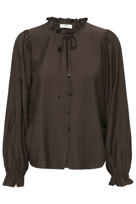 Jacqueline de Yong bruine dames blouse | Vooraanzicht