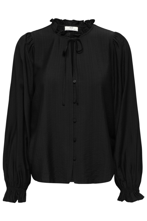 Jacqueline de Yong zwarte dames blouse | Vooraanzicht
