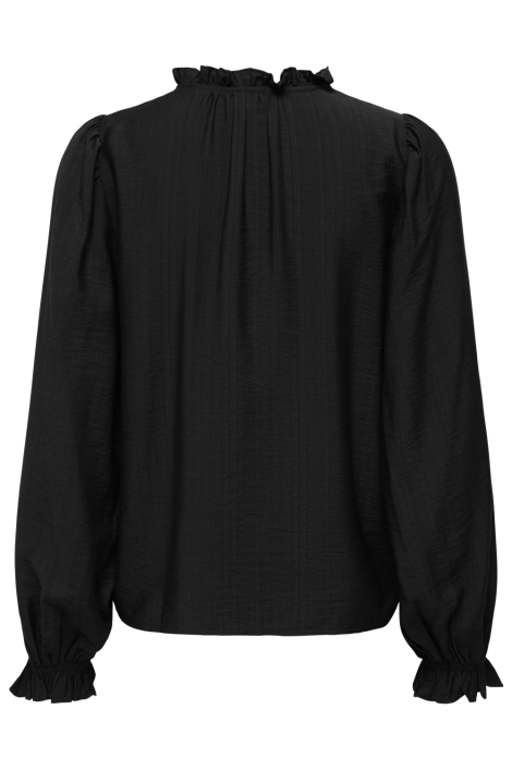 Jacqueline de Yong zwarte dames blouse | Achteraanzicht