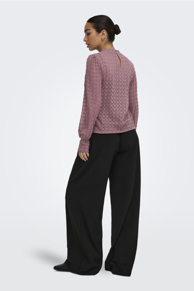 Jacqueline de Yong paarse dames top | Model