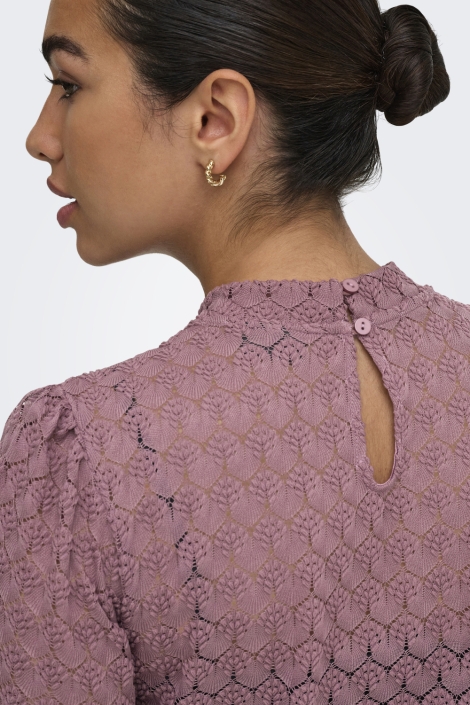 Jacqueline de Yong paarse dames top | Close up