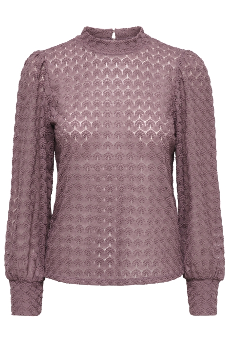 Jacqueline de Yong paarse dames top | Vooraanzicht