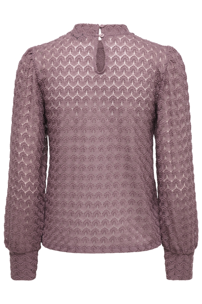 Jacqueline de Yong paarse dames top | Achteraanzicht